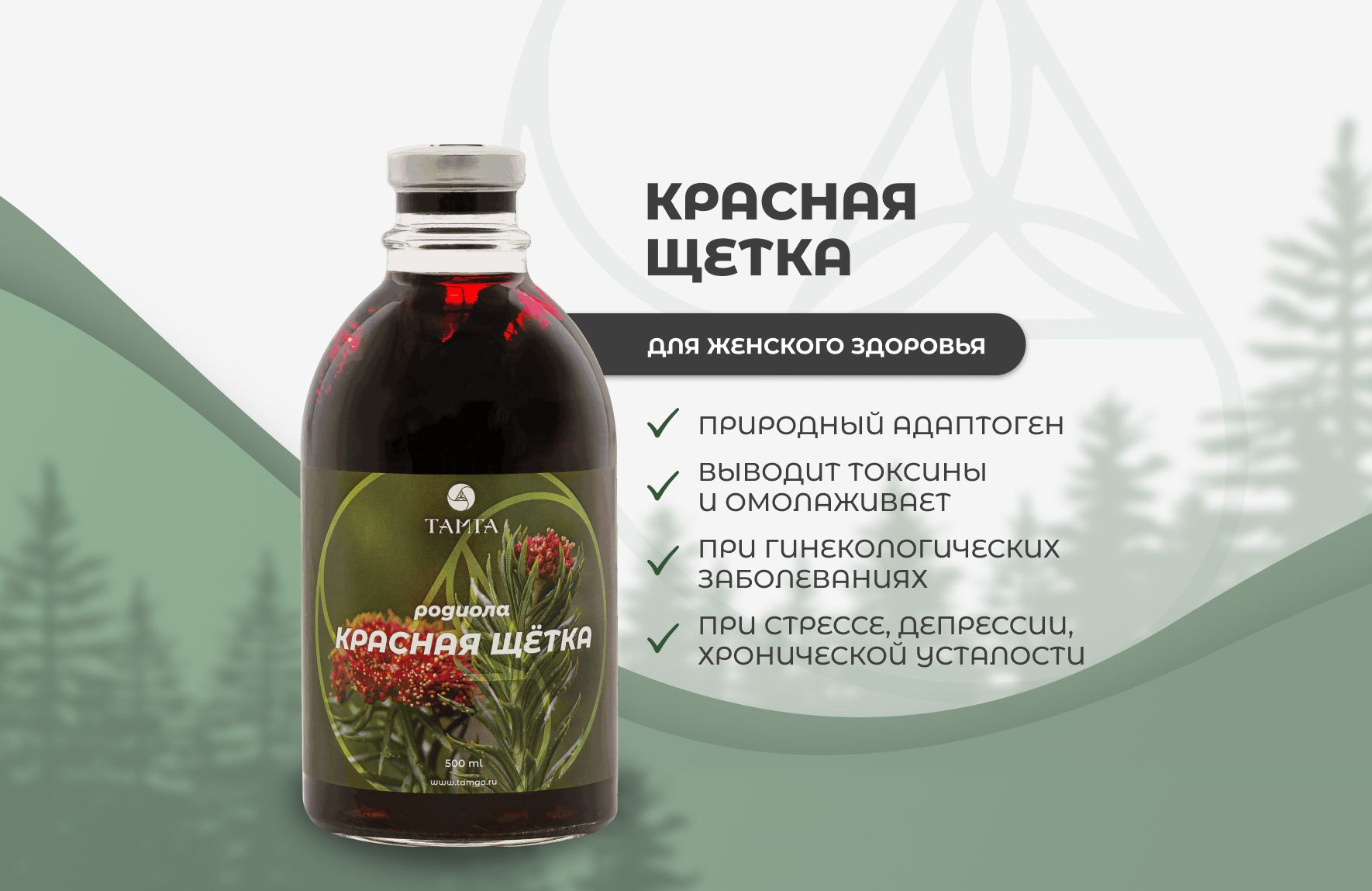 Красная щётка — настой | Таёжная лавка Тамга