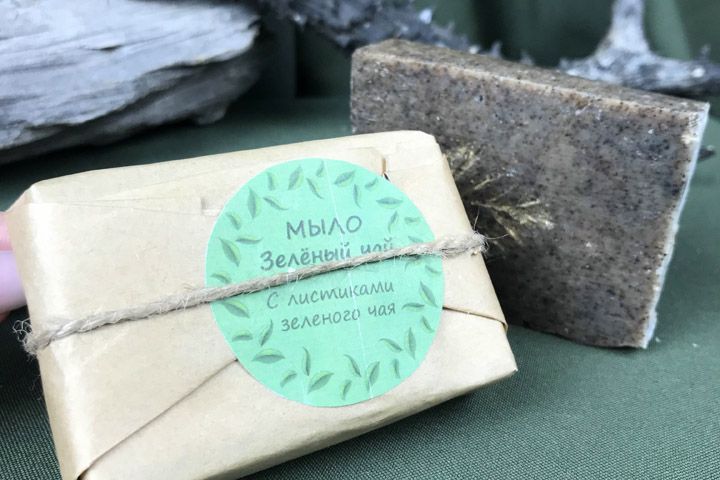 Мыло-скраб «Зеленый чай»