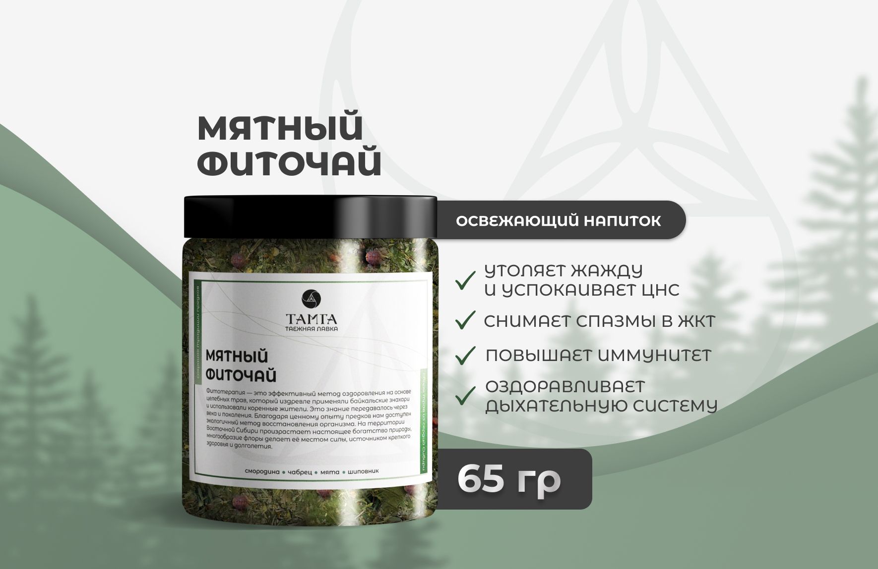 «Мятный фиточай» — травяной сбор