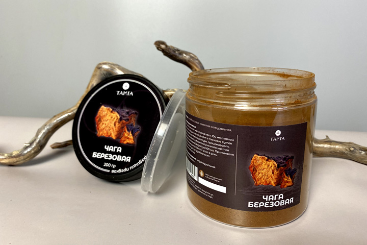 Чага березовая сибирская - молотая и кусковая - Монотравы