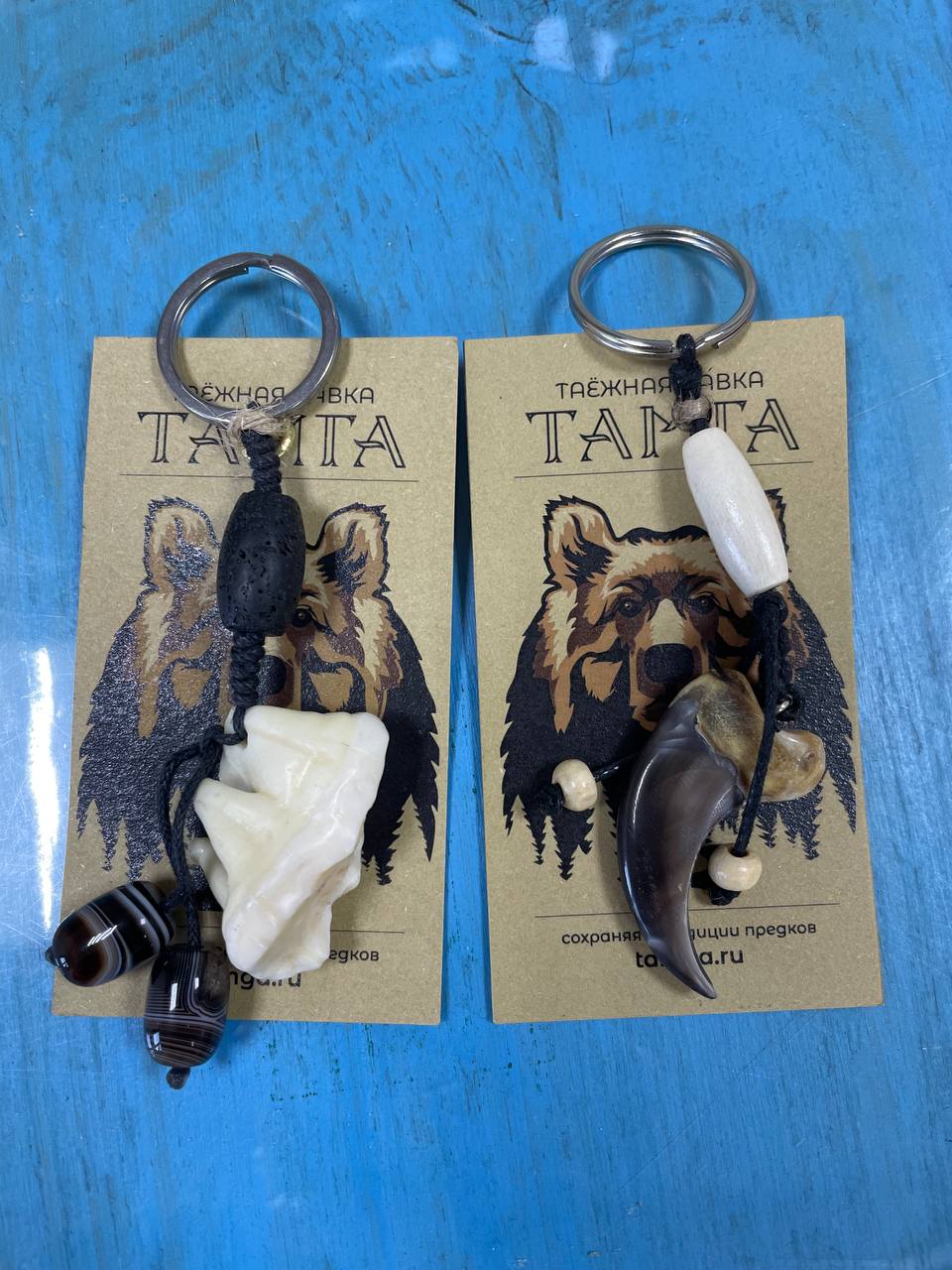Брелок с когтем\зубом «Плетёный» в ассортименте